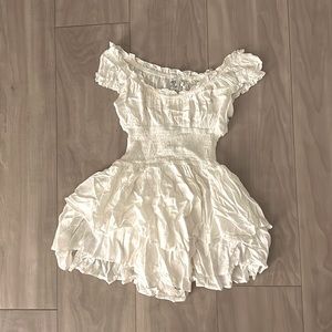 Princess Polly THE LOVE GALORE ROMPER WHITE LOWER IMPACT